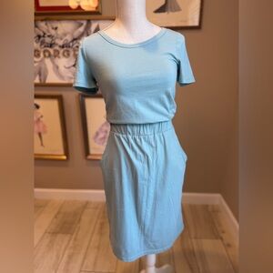 BOUTIQUE Light Blue Casual Dress w/ Pockets